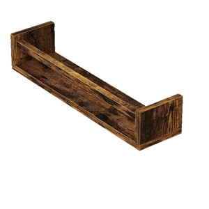 Solid wood <b>wall</b>-<b>mounted</b> <b>shelf</b> for books, magazines, and picture books; <b>wall</b>-<b>mounted</b> kitchen spice rack; storage rack - Product Image 1
