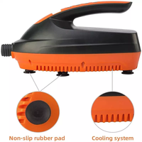 Compresseur d'air électrique portable mini 110W DC 12V DC 16psi pour planche à pagaie SUP et kayak gonflable