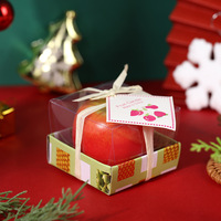 Hot Sale Paraffin Wachs Obst kerzen Heiligabend Apfel kerzen für Weihnachten Dinner Party Home Decoration