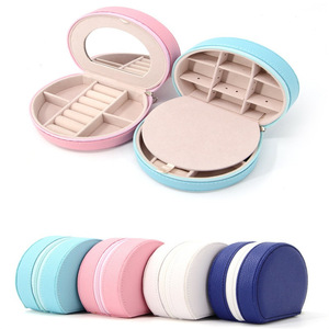 Étui à bijoux de voyage de luxe, boîte à bijoux haut de gamme, étui à bijoux en cuir PU de haute qualité - Product Image 1