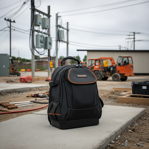Zaino Porta Attrezzi da Elettricista Truper 25L in Tessuto Oxford Resistente con 15-19 Tasche e Maniglia Superiore - Product Image 2