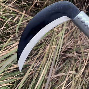Ergonomischer Messergriff mit Klinge aus Hochkarbon-Stahl für Gartenarbeit, Landwirtschaft, Jagd & Bauernhofnutzung, Holzgriff, Hergestellt in China - Product Image 5