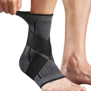 Manchon de cheville en tricot de nylon respirant personnalisé avec sangle de soutien par compression pour plus de confort et de commodité - Product Image 3
