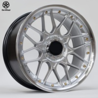 عجلات سبائك مطروقة من قطعتين من DW مقاس 17 و18 و19 و20 و22 بوصة، 5x112 5x120، كروم، طراز RS2 بحافة عميقة لسيارات BMW M3 F80 M4 M5 G20 F30 F80