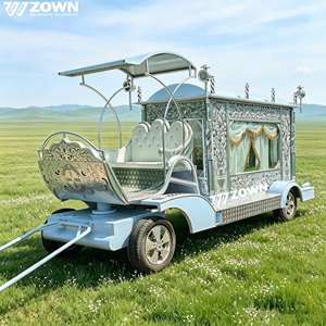 Charrette funéraire électrique de luxe rétro, durable, pour le transport de cercueils, vente en gros - Product Image 1