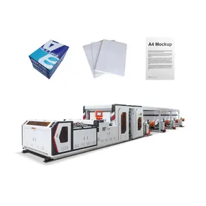 A4 Formaat Kraftpapier Rol Naar Papier Vel Snijmachine A4 Papier Ream Wrap Machine Prijs