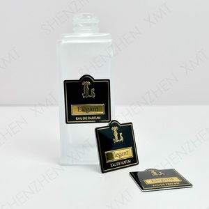 Factory Custom <b>Designed</b> Waterproof Metal Waterproof Perfume <b>Bottle</b> <b>Labels</b> Durable and Exclusive Use Packaging <b>Labels</b> - Product Image 3