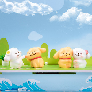 ตุ๊กตาเรซิ่นรูปสุนัขน่ารัก งานฝีมือประดับตกแต่งโต๊ะทำงาน ของขวัญสำหรับทุกเพศ อายุ 8-13 ปี สินค้าสำเร็จรูป - Product Image 4