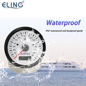 ELING 85mm GPS marino velocímetro odómetro Speedo Gauge 125 <span class=keywords><strong>160</strong></span> 200 <span class=keywords><strong>km</strong></span>/h <span class=keywords><strong>MPH</strong></span> para coche motocicleta barco 12V 24V con retroiluminación - Product Image 3