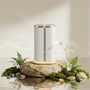 Умный аромадиффузор SCENTA Dual Bottle Tower с двумя бутылками, диффузор для эфирных масел с таймером для офиса, спа-салона, под частной торговой маркой - Product Image 1