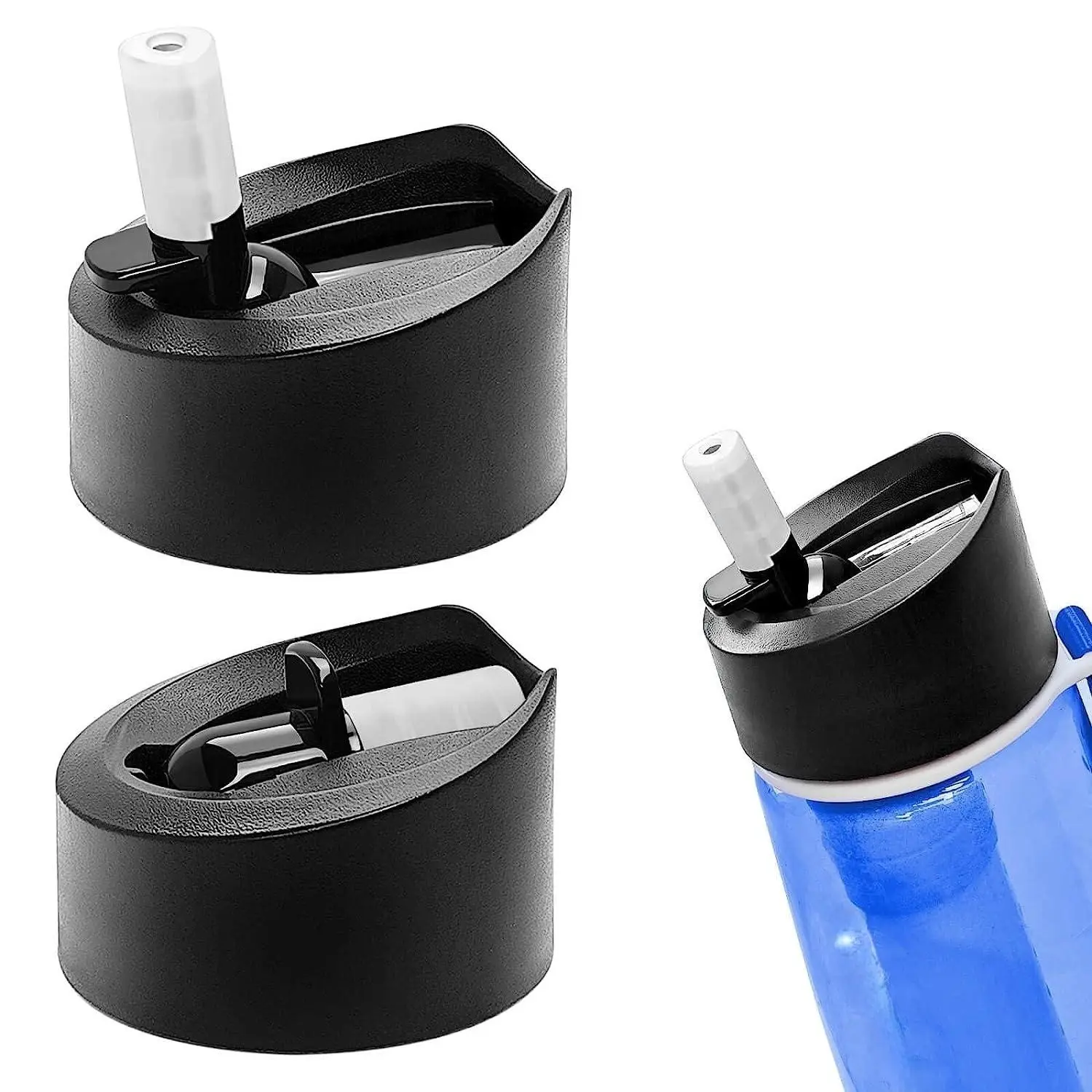 Waterfilter Fles Deksels Compatibel Met 2-Traps Filter Waterfilter Fles Voor Atleten Buiten Wandelaars Kampeerders Jagers