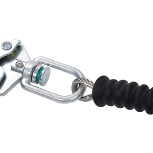 सी प्रमाणित ओएम 10 मीटर 100 किलो स्टेनलेस स्टील तार रस्सी गिरने से सुरक्षा सुरक्षा के लिए स्वयं रिट्रेटिंग लाइफलाइन - Product Image 4