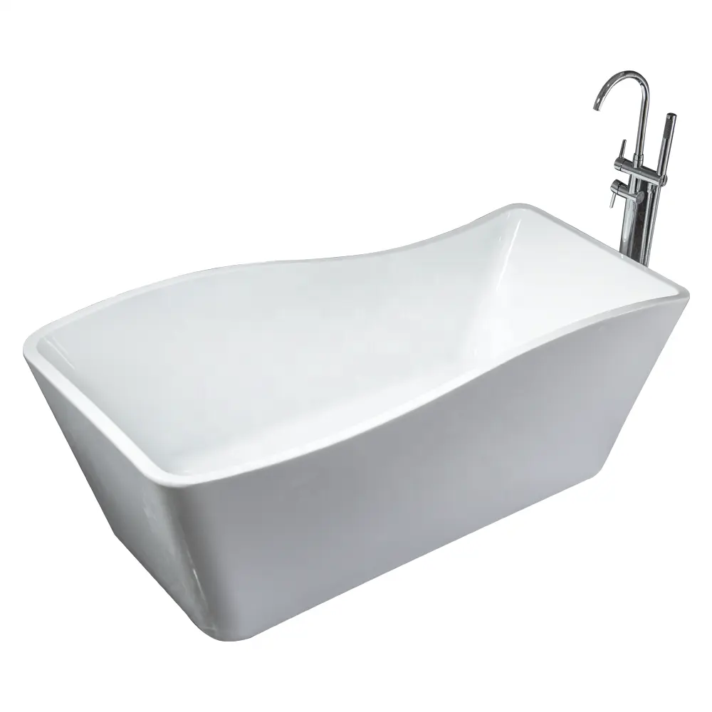 浴槽工場人気のまったく新しくてホットな高品質の屋内種類の大型大人1500mm自立型自立型浴槽