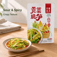 Guizhou Zure Soep Bamboescheuten Gongcai Knapperig Zuur Pittig Instant Voorgerecht Klaar om te Eten Snackzakje
