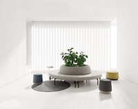 Combinaison de canapés modulaires modernes pour le hall des immeubles de bureaux Mobilier de bureau Canapés en tissu Sièges
