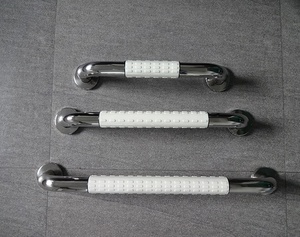 Toiletten- und Badezimmer-Handlauf aus 304 Edelstahl, Linearer Nylon-Haltegriff - Product Image 3