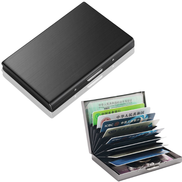 Negro (con 10 ranuras para tarjetas)