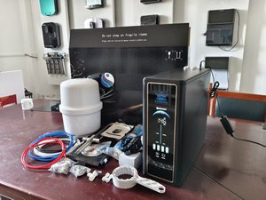 Purificateur d'eau à 6 étapes avec machine à eau potable intelligente, système de filtration domestique en plastique à 6 étapes (PP+CTO+PP+RO+T33+Mi) - Product Image 5