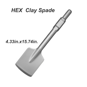 Ciseau à sculpter Dayong de 4,33 po x 15,74 po avec manche en acier 40Cr, tige hexagonale pour carrelage et adhésif, utilisation en jardinage et aménagement paysager - Product Image 3