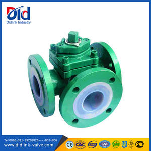 Halliburton V Gate Manuel Plug Valve Ball <span class=keywords><strong>Symbole</strong></span> 1 PTFE Doublé Manchon Bride pour Eau Graisse - Product Image 3