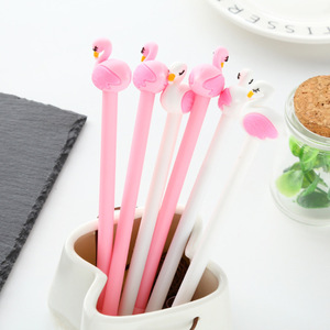 Ventes directes d'usine Style aléatoire 3D dessin animé <span class=keywords><strong>mignon</strong></span> ours patte <span class=keywords><strong>chat</strong></span> flamant rose forme 0.5mm <span class=keywords><strong>mignon</strong></span> créatif papeterie Gel stylo en gros - Product Image 2