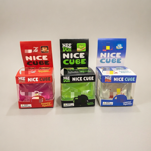 Nuevo NeeDoh Nice Cube, Cubo Funcional con Forma de Bebida, de Ascenso Lento, Colorido, Juguete Antiestrés, Bloque Sensorial Portátil - Product Image 1