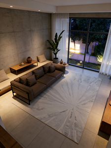 Alfombra Tejida Wilton Contemporánea de Primera Calidad para Interiores - Product Image 6