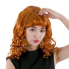 PW-SA perruques de vague naturelle brune de haute qualité pour les femmes cheveux synthétiques résistants à la chaleur excellente accessoire de Performance de fête - Product Image 1