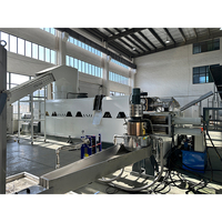 Machine d'extrusion-granulation à vis unique pour le recyclage de films plastiques, destinée aux sacs de déchets PE, PP, LDPE, HDPE
