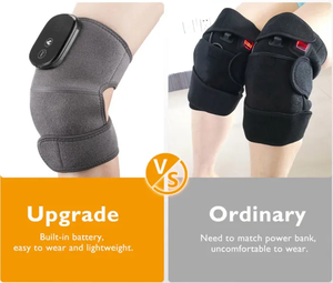 Masajeador Eléctrico de Rodilla al por Mayor para Alivio del Dolor, Vibrante y Calefactado, Ecológico, Certificado CE ROHS, Batería de Alta Calidad de 3000 mAh - Product Image 4