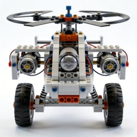 Juguete de Codificación Programable Personalizado, Juego de Bloques de Construcción de Plástico DIY Controlados por Aplicación para el Aprendizaje STEM