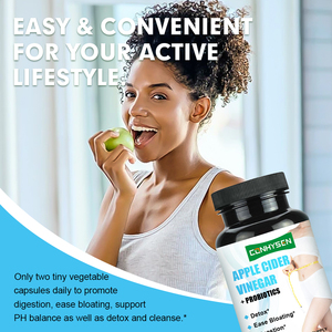 ओम गंध सेब साइडर सिरका प्रोबायोटिक्स कैप्सूल हर्बल पूरक महिलाओं के लिए पाचन और डिटॉक्स शरीर के आकार को बढ़ाता है - Product Image 3