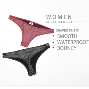 Tanga de látex sexy de talle bajo, micro tanga, lencería erótica, bragas con entrepierna en T, lencería para escenario, lencería sissy, tallas grandes - Product Image 3