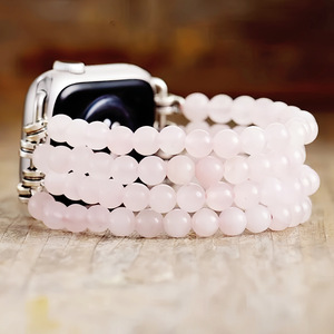 สายรัดข้อมือประดับลูกปัดหินสำหรับ <span class=keywords><strong>Apple</strong></span> <span class=keywords><strong>Watch</strong></span> Band 38 40 41 42 <span class=keywords><strong>44</strong></span> 45 49 มม. สำหรับ Iwatch Ultra 2 <span class=keywords><strong>Se</strong></span> 9 8 7 6 5 Correa - Product Image 3