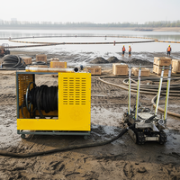 Robot de nettoyage de canalisations pour le dragage des égouts avec chenilles en caoutchouc pour les systèmes de drainage municipaux