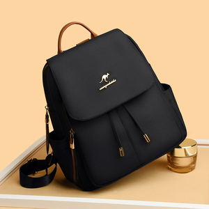 Nuova Borsa a Tracolla da <span class=keywords><strong>Donna</strong></span> in Morbida <span class=keywords><strong>Pelle</strong></span> PU, Piccolo <span class=keywords><strong>Zaino</strong></span> da Esterno con Coulisse, Design Elegante Artigianale - Product Image 3