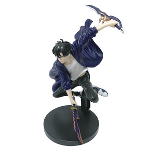 18CM <span class=keywords><strong>Solo</strong></span> nivelación Sung Jin Woo Anime figurita dibujos animados Anime PVC figura recoger japonés - Product Image 5