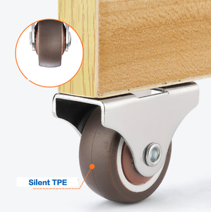 <span class=keywords><strong>Ruedas</strong></span> giratorias de 40mm, rodamiento de bolas de 1,5 pulgadas silencioso, <span class=keywords><strong>ruedas</strong></span> giratorias de perfil bajo TPE <span class=keywords><strong>para</strong></span> muebles, armario rodante, cajón de <span class=keywords><strong>cama</strong></span> <span class=keywords><strong>nido</strong></span> - Product Image 1