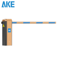 Barrière automatique pliante AKE, contrôle d'accès intelligent pour véhicules, bras en alliage d'aluminium, système de stationnement intelligent pour garage souterrain