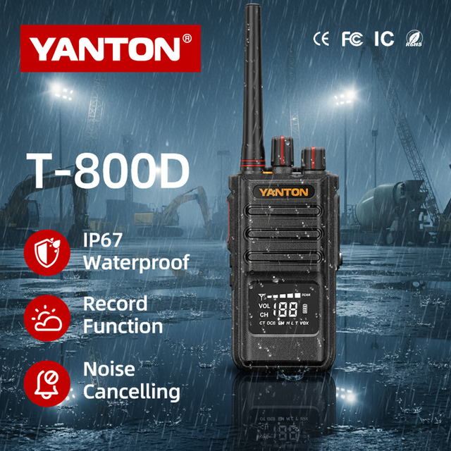 UHF CB Radio 5 Watt UHF Noise Cancelling FM Transceiver Handheld Radio
