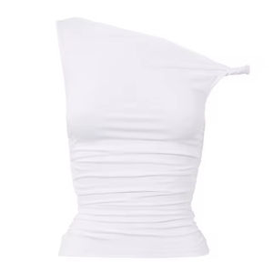 Runwaylove R397 Blanc Luxe <span class=keywords><strong>Bree</strong></span> Ruched Twist Top - Product Image 1