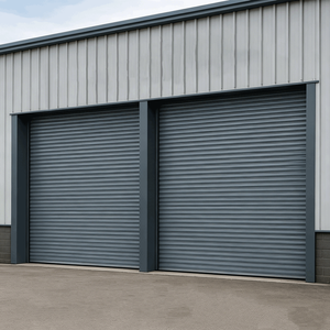 Porte de garage à enroulement en alliage d'aluminium isolé, motorisée automatique, porte de garage moderne pour villa, insonorisée, isolation thermique - Product Image 2