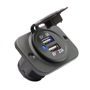 3. Một kép USB bảng điều chỉnh gắn xe sạc Ổ cắm ổ cắm <span class=keywords><strong>DC</strong></span> ổ cắm điện cho xe xe máy Thuyền biển - Product Image 5