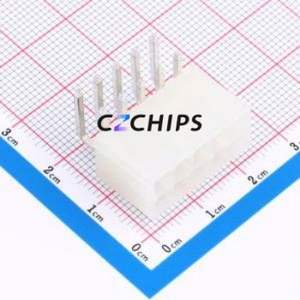 ZX-5557-4.2-2-5PWZ Wire-to-Board Pin Header Bent Lead Through Hole,P=4.2mm 2x5P 4.2mm Right Angle Insert Mini-Fit (MX 4.2) - Product Image 1