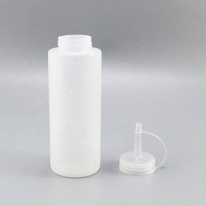 Wholesale 8oz Plastic Squeeze Sauce Bottles Kitchen <b>Ketchup</b> Dispenser Condiment Bottles - Product Image 4