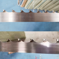 Lame de scie à ruban pour scierie à pointe en carbure de tungstène industrielle, directement de l'usine, pour la coupe horizontale du bois dur dans les scieries