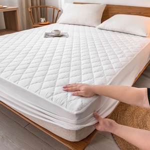 Venta al por mayor a prueba de agua suave <span class=keywords><strong>cama</strong></span> sábana ajustable Protector acolchado <span class=keywords><strong>impermeable</strong></span> fundas de colchón y protectores - Product Image 4