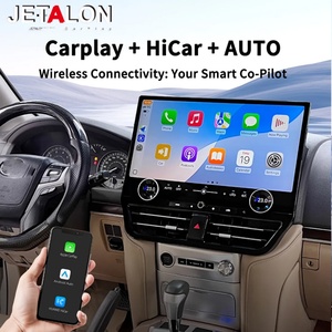 หน้าจอสัมผัสขนาด 16.8 นิ้ว สำหรับรถยนต์โตโยต้า ปราโด 120 ปี 2002-2009 และเล็กซัส GX470 ระบบแอนดรอยด์ 13 วิทยุติดรถยนต์พร้อมระบบนำทาง GPS เครื่องเล่นวิดีโอ มัลติมีเดีย HU - Product Image 2