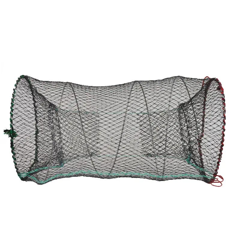 मजबूत Foldable 30cm x 60cm मछली पकड़ने पिंजरे लॉबस्टर जाल केकड़ा जाल