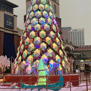 2020 vente chaude géant led artificielle boule De <span class=keywords><strong>sapin</strong></span> De Noël ornements légers extérieurs commerciaux grand arbre De Noël - Product Image 4
